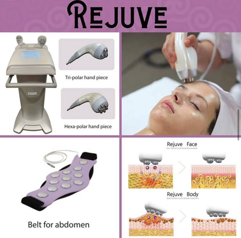 RF and Body Contouring and Skin Tightening Rejuve device - Medlaser -  Pre-owned Aesthetic Devices Marketplace